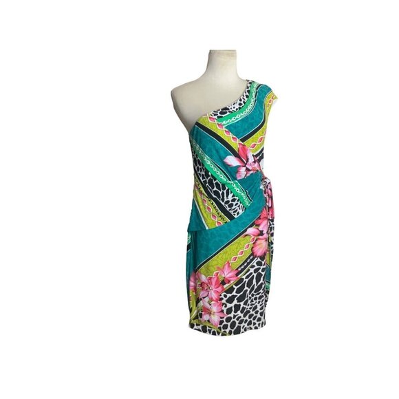 Muse By Boston Proper Multi-Color Fun Dress. Size 8 - Picture 1 of 3